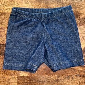 Of Navy girls 4T denim legging shorts